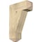 Ekena Millwork Traditional Craftsman Rough Sawn Bracket, Douglas Fir, 6"W x 18"D x 26"H BKT06X18X26TRA04RDF - alternate 1